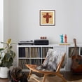 thumbnail image 4 of Art.com The Lords Prayer Cross Art Print by Diane Stimson, Brown Frame Wall Art, 21" x 21", 4 of 5