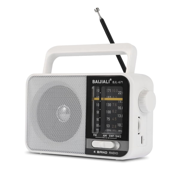 Radio portátil BAIJIALI AM FM SW de emergencia de doble potencia BJL-67