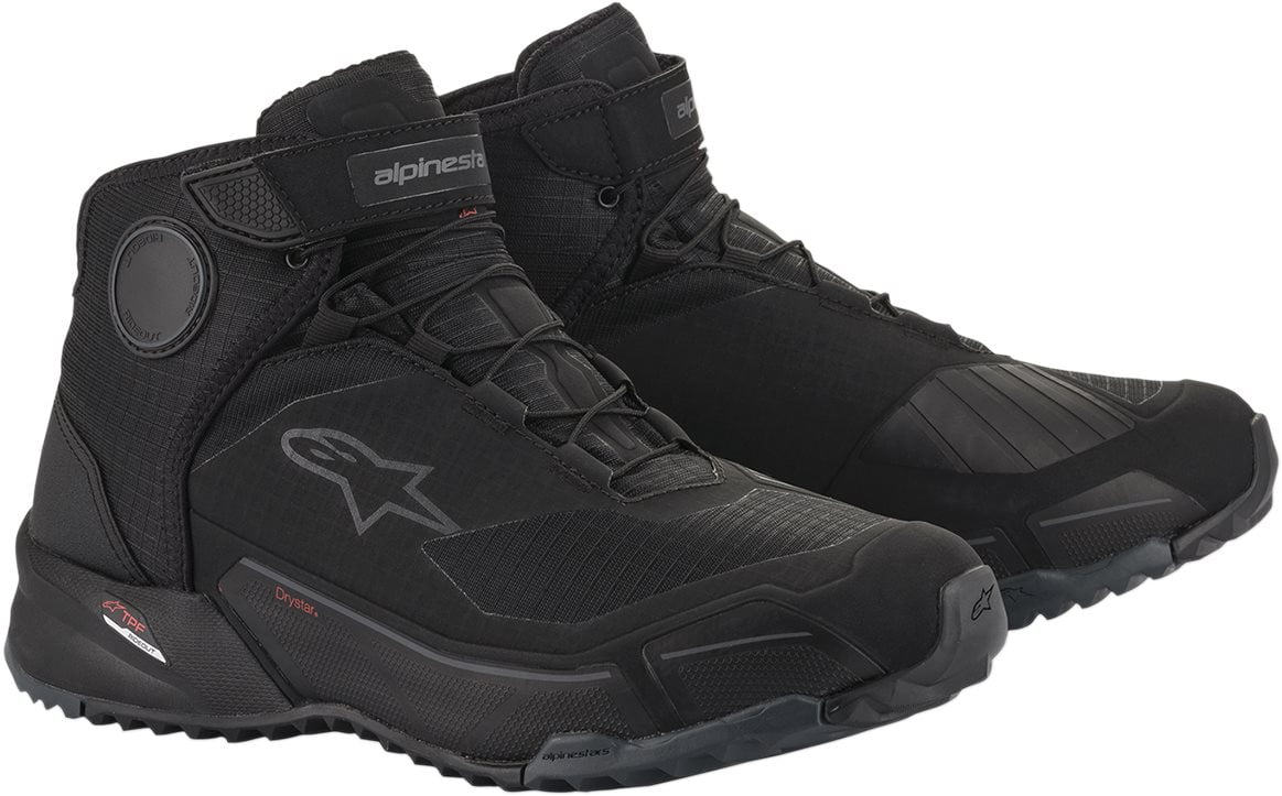 Alpinestars CRX Mens Drystar Motorcycle Shoes Black