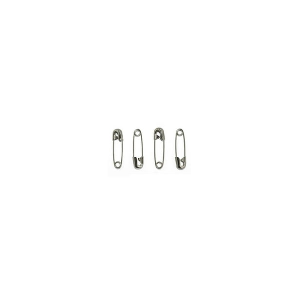 Silver Small Safety Pins Size 00 0.75 Inch 144 Pieces