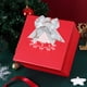 thumbnail image 4 of Lazo de Cinta Navideña con Ribete de Terciopelo Blanco para Envolver Cajas de Regalo, 78,7 X 2,7 Pulgadas | Cinta de Tela Festiva para Decorar El Árbol de Regalos y El Hogar | Lazo Multicolor para Em, 4 of 6