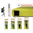 thumbnail image 5 of GAIALOOP Colchón de Camping de Espuma viscoelástica Gruesa de 4 Pulgadas, Colchoneta Enrollable para Dormir en el Piso, colchón para Cuna de Campamento, sofá Cama de Viaje para Acampar para huéspedes, 5 of 5