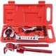 thumbnail image 1 of 11PCS Pipe Flaring Kit, Brake Pipe Tools with Copper Pipe Bender Tool Cutting Bending Tool Set Flaring Tool Kit, for Aluminum Brass Pipes, 1 of 5