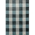 thumbnail image 2 of Rugs America Jaelyn JD65A Bedford Check Modern Contemporary Blue Area Rug, 2'6" x 4', 2 of 8