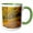 Green/White, variant on 3drose, Usa, New Hampshire, White Mountains, Fall Color on Jefferson Notch Rd., 11oz Two-tone Green Mug