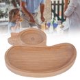 thumbnail image 1 of Bandeja Para Servir Comida Insípida Con Patrón Lindo, Plato De Madera Casero, Para Restaurante Infantil Y Niños, 1 of 7