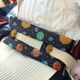 thumbnail image 3 of Moon and Stars Print Post Surgery Seatbelt Pillow - Nebula Cosmic Mastectomy Cushion, 3 of 5