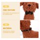 thumbnail image 3 of unbranded Collar Para Con Lazo Negro Ajustable Con Collar Decorativo Y Cómodo Para Mascotas, 3 of 8