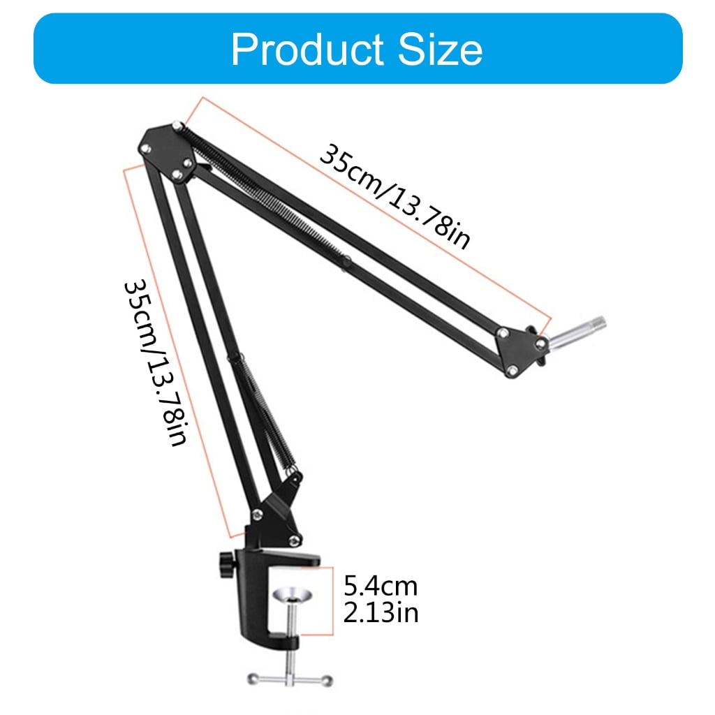 NEXAVKPR Multipurpose Metal Microphones Stand with Easy Angle Adjustment for Broadcasters