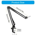 thumbnail image 5 of Adjustable Metal Microphones Scissor Arm Stand Foldable Shock Mount for and Live Streaming, 5 of 17