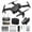 Black, variant on Gifts for 13 Year Old Boys, FPV Drone with 1080P Camera Wifi FPV Quadcopter with Headless Follow Me Altitude Hold Toys Gifts for Kids Adults, Black, One Size