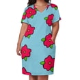 thumbnail image 2 of Vestido largo floral Muumuu para mujer, elegantes vestidos talla king, nuevos vestidos para mujer, 2 of 6