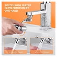thumbnail image 4 of Universal Faucet Extender Tap 1080° Rotating Spray Water Faucet Parts Splash-proof Extension Spray Saving Swivel ,Easy to Install, 4 of 6