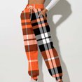 thumbnail image 2 of Plebaso Womens Cinch Bottom Sweatpants with Pockets Solid Color Printed High Waist Baggy Running Jogger Pants, 2 of 5