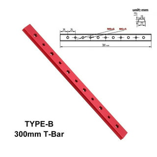 T-Track Rails Set Aluminium Alloy With Slider & Handle For Woodworking Tool  