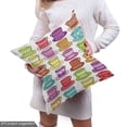 thumbnail image 5 of Ambesonne Tea Party Fabric by the Yard Upholstery, Colorful Cup Design, 1 Yard, Multicolor, 5 of 5