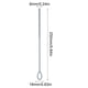 thumbnail image 2 of Silicone Straw Cleaner Brush Upgrade Reusable Straw Cleaner Brush Extra Long Extra Long Soft Bottle Brush For Clearing Glass Straws Bottles, 2 of 8