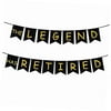 The Legend Has Retired Banner Gold Foil Letters, Retirement Party Decoration Photo Props- Large Size