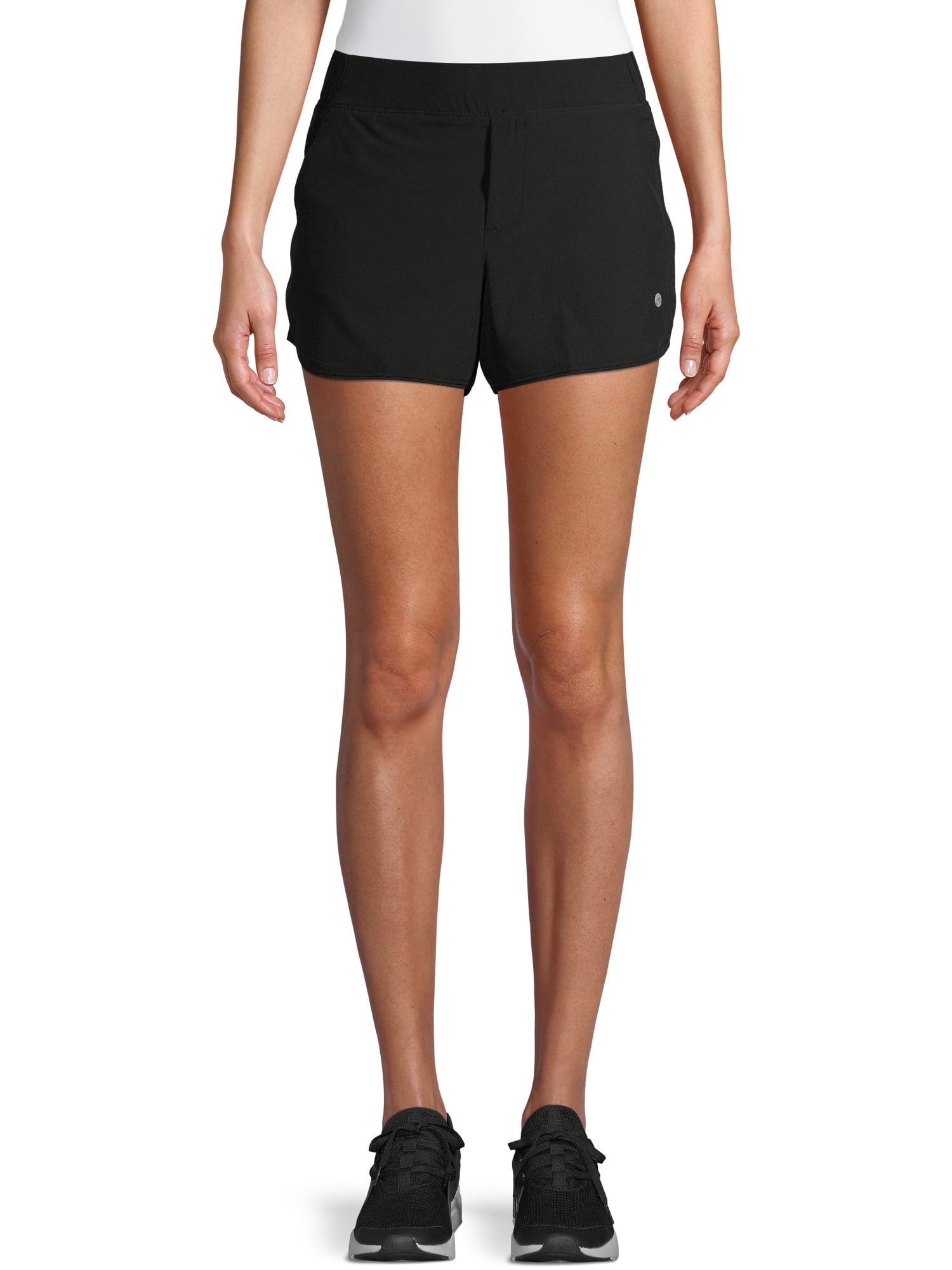 Apana Women's Active Side Rib Stretch Woven Shorts