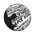 thumbnail image 2 of Waterproof Spare Wheel Cover, Online Chatting Adjustable Wheel Cover For Jeep Trailer Rv Suv Car, 17 Inch, 2 of 8