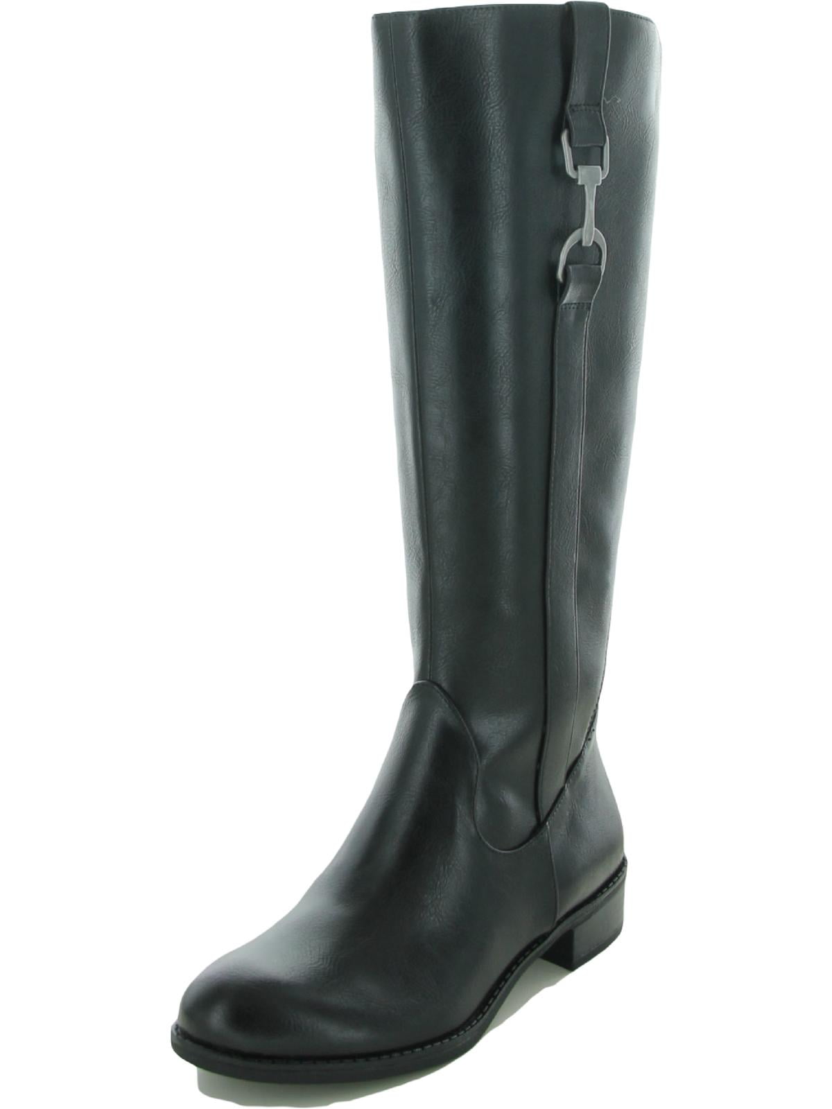 Horze Supreme Camden Soft Leather Tall Riding Boots with Back Zip and Elastic 
