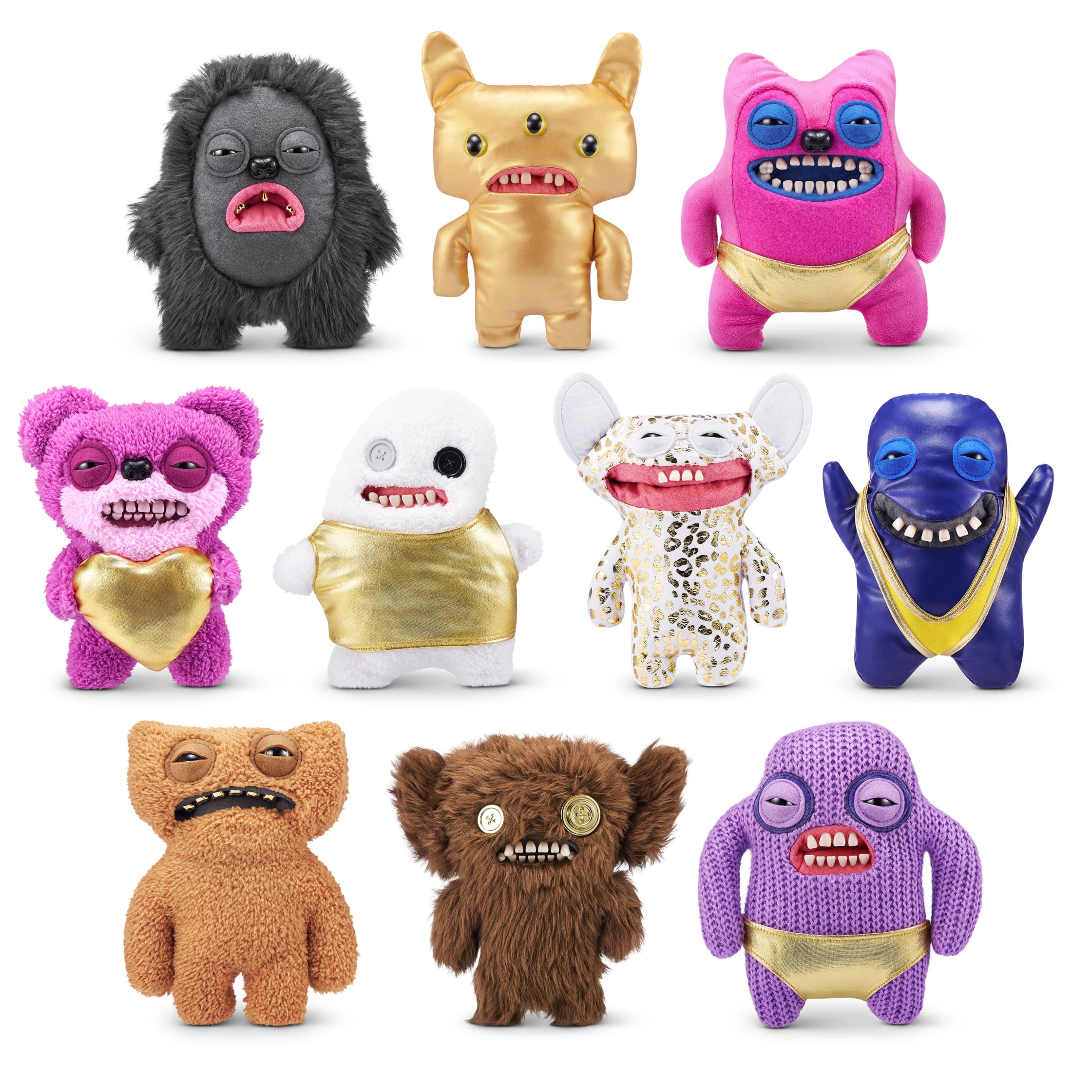Fuggler Gold Fuggs 9 inch (Greedy Grinner), Funny Ugly Monster Soft Plush Collectible Toy by ZURU  (图4) Fuggler Gold Fuggs 9 inch (Greedy Grinner), Funny Ugly Monster Soft Plush Collectible Toy by ZURU  (图4)