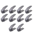 thumbnail image 3 of Organizador de ranuras para zapatos, zapatero para zapatillas, tacones altos, zapatos deportivos Gris, 3 of 9
