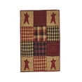 thumbnail image 2 of Gallickan Independence Day Star Plaid Print Flannel Blanket B 39x59in, Patriotic Throw Blanket, 1pc, 2 of 6