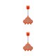 thumbnail image 3 of Soporte para Cabezal de Ducha Matsuzay de Plástico Autoadhesivo Rosado 2Conjunto, 3 of 6