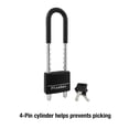 thumbnail image 3 of Candado de Aluminio Master Lock Negro 5.08 cm Ancho 527D, 3 of 5