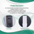 thumbnail image 2 of Universal Ceiling Fan Remote Control Kit with 6-Speed Timing Function, 40W Replacement Remote for DC Ceiling Fans and Lights, 2 of 5