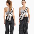 thumbnail image 5 of Educational Bookshelf Sling Backpack for Readers, Library Book Print Crossbody Daypack, Book Lover Gift Bag, 5 of 5