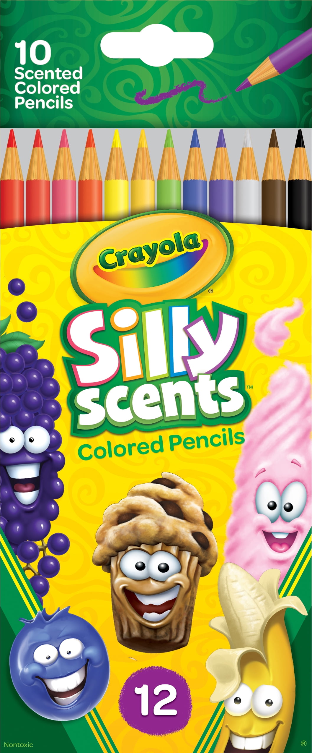 smelly colored pencils