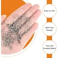 thumbnail image 3 of Woeilo 200 Pcs Split Jump Rings Double Loops Metal Key Rings Small Connectors Stainless Steel Jewelry Findings 6mm Fit Jewelry Necklaces Bracelets Earrings Crafts Ornaments DIY Arts (Silver) Silver, 3 of 5