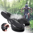 thumbnail image 4 of maskred Selle Creuse PVC Douce Réfléchissante Absorbant les Chocs Siège de Cyclisme pour Vélo de Route Montagne Accessoires Rouge, 4 of 6
