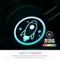 thumbnail image 3 of MEE audio KidJamz KJ55 Auriculares USB-C de escucha segura para niños con luces LED multicolores, limitador de volumen y micrófono; Auriculares supraaurales con cable para niños para iPhone 16, iPad y, 3 of 5