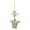Green, variant on 3D Sea Turtle Hanging Wall Ornament, Robust Coastal Nautical Theme Decor, Sturdy Resilient Room Hanging Accent with Rustic Rope for Nursery & Bathroom, 13.4"