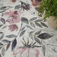 thumbnail image 4 of Nourison Nourison Washables Floral Ivory Pink 5'2" x 7' Area Rug (5x7), 4 of 10