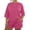 Hot Pink1, variant on LIaqionyy Women 2 Piece Pajama Sets Short Sleeve Lounge Set Soft Crew Neck Top and Shorts Summer Sleepwear