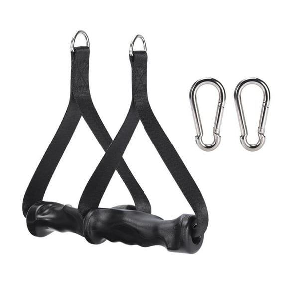 LOVIVER 2 Pieces Cable Machine Handles Heavy Duty for Pilates Strength Training