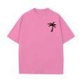 thumbnail image 5 of jowamay Hawaiian Tee Shirts for Men Tropical Palm Tree Round Neck Short Sleeve T Shirt Casual Holiday Tops for Dating, 5 of 7