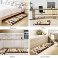 thumbnail image 5 of 2 PCS Kitchen Rugs, Cushioned Anti-Fatigue Kitchen Rugs, Waterproof Non-Slip Kitchen Mats, Washable Coffee Kitchen Mats for Floor Kitchen Laundry Office (17.3"x29"+17.3"x47"), 5 of 5