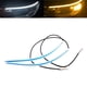 thumbnail image 3 of 2 piezas decorativo impermeable coche LED DRL Luz de circulación diurna tira 12V, brillante - W a Y 60cm W hacia Y 60cm Sunnimix Pon la luz de cruce, 3 of 8