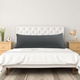 thumbnail image 3 of PiccoCasa Brushed Microfiber Pillowcase Body Pillow Pillowcase, Jumbo Grey, 3 of 9