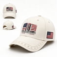thumbnail image 6 of JULMCOMO 9/11 25th Anniversary Baseball Cap 2001-2026 Never Forget American Flag Hat Contrast Color Adjustable Patriotic Hat for Unisex I, 6 of 6