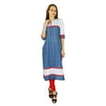 thumbnail image 3 of Phagun Bollywood Kurta Indian Designer Women Ethnic Kurti Cotton Tunic Dress, 3 of 5