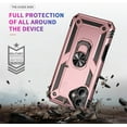 thumbnail image 4 of Entronix Heavy Duty Rugged Case for iPhone 16 Plus, Shockproof Kickstand Rotating Ring, Pink, 4 of 6