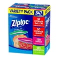 thumbnail image 1 of Ziploc Bolsa Pack Variedad 347pz Doble Cierre Original, 1 of 3