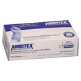 Ambitex V5201 Series Latex Free Clear Vinyl Gloves Small 100/Box