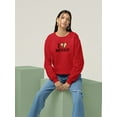 thumbnail image 2 of I Love Mexico, Burrito Sweatshirt Women -Smartprints Designs, Female 3X-Large, 2 of 4